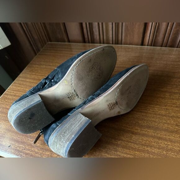 Vince Camuto Black Cutout Ankle Booties - Picture 5 of 7